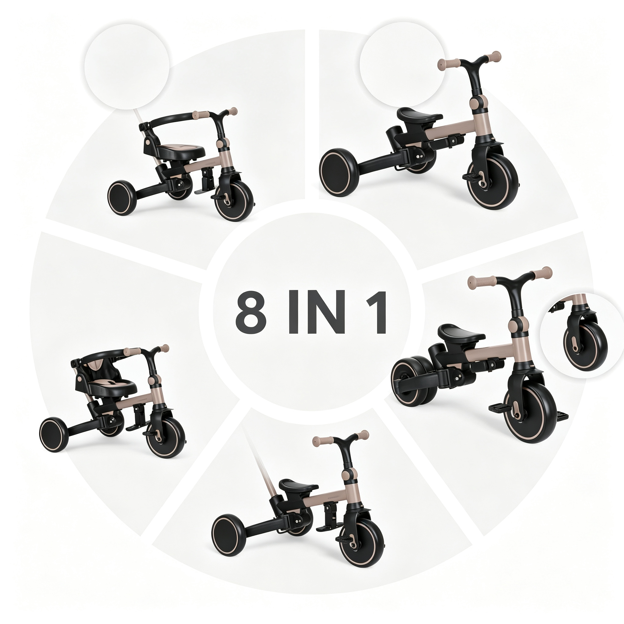8 in 1 Evolutionary Tricycle