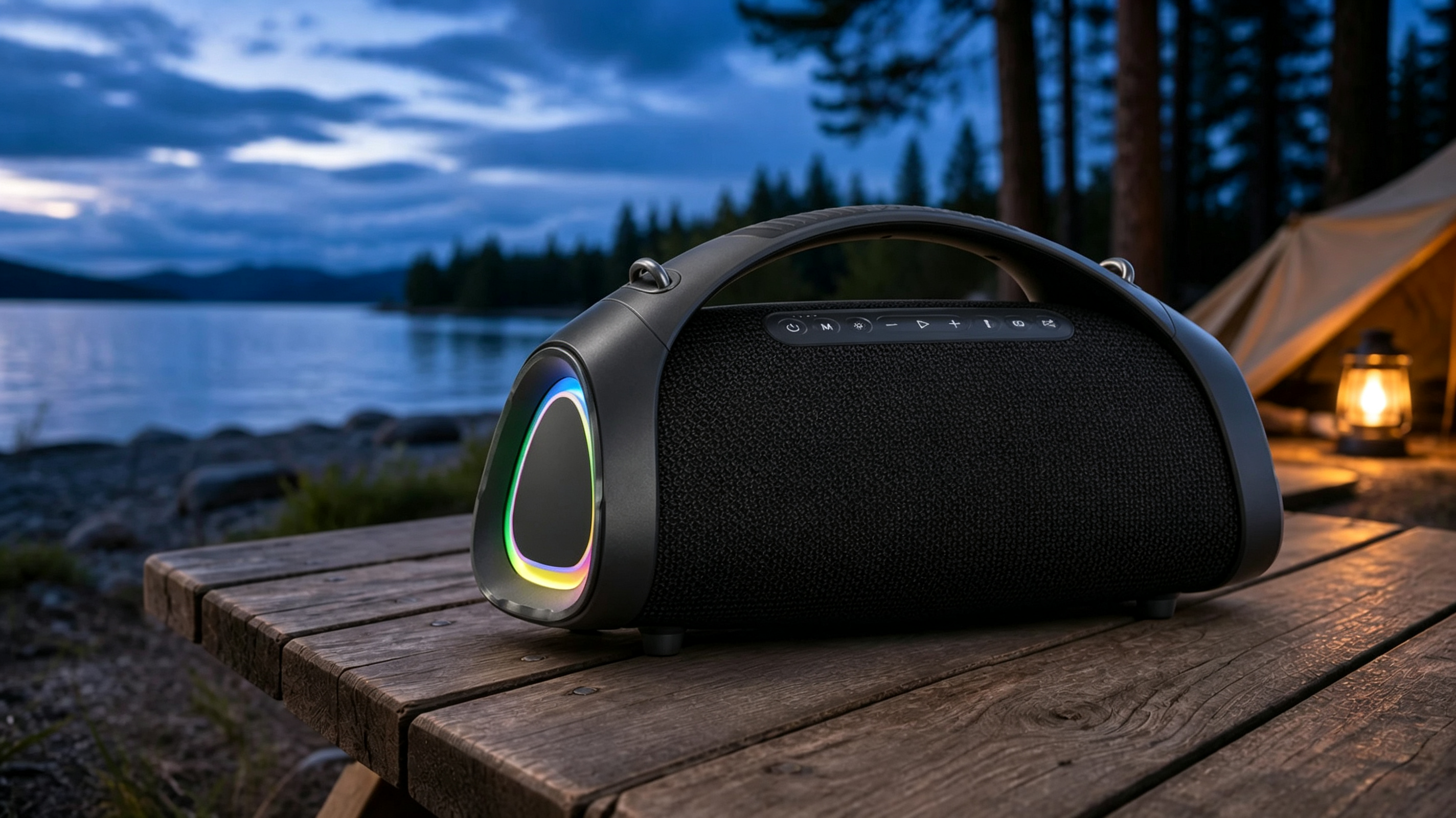 Portable speaker with long battery life