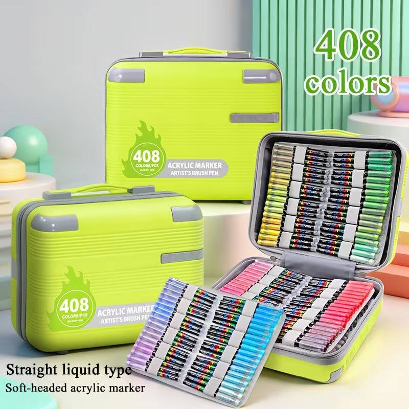 Guangna Brush Markers set 408 NEW