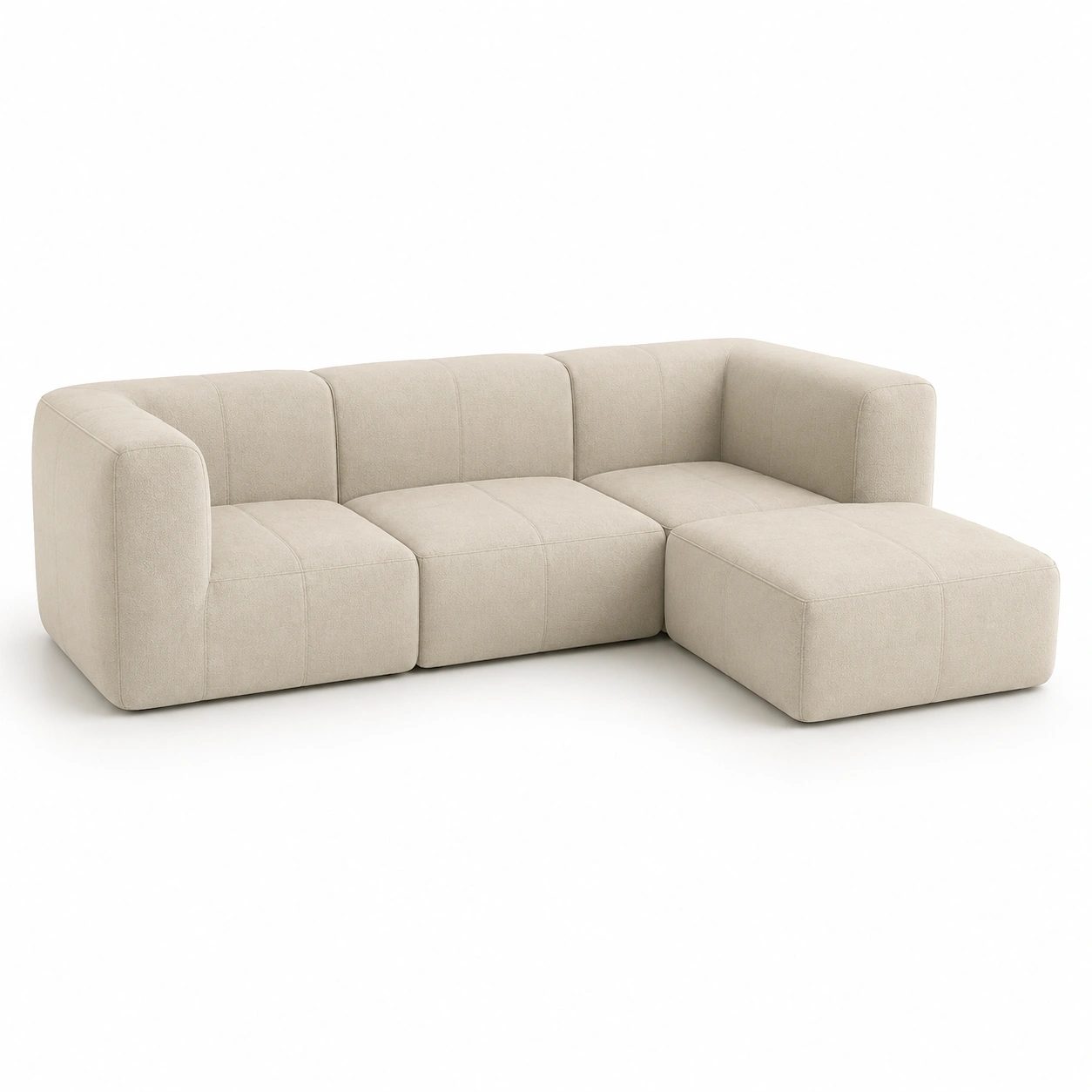 Sofa modular rinconero color marfil-havenoranest