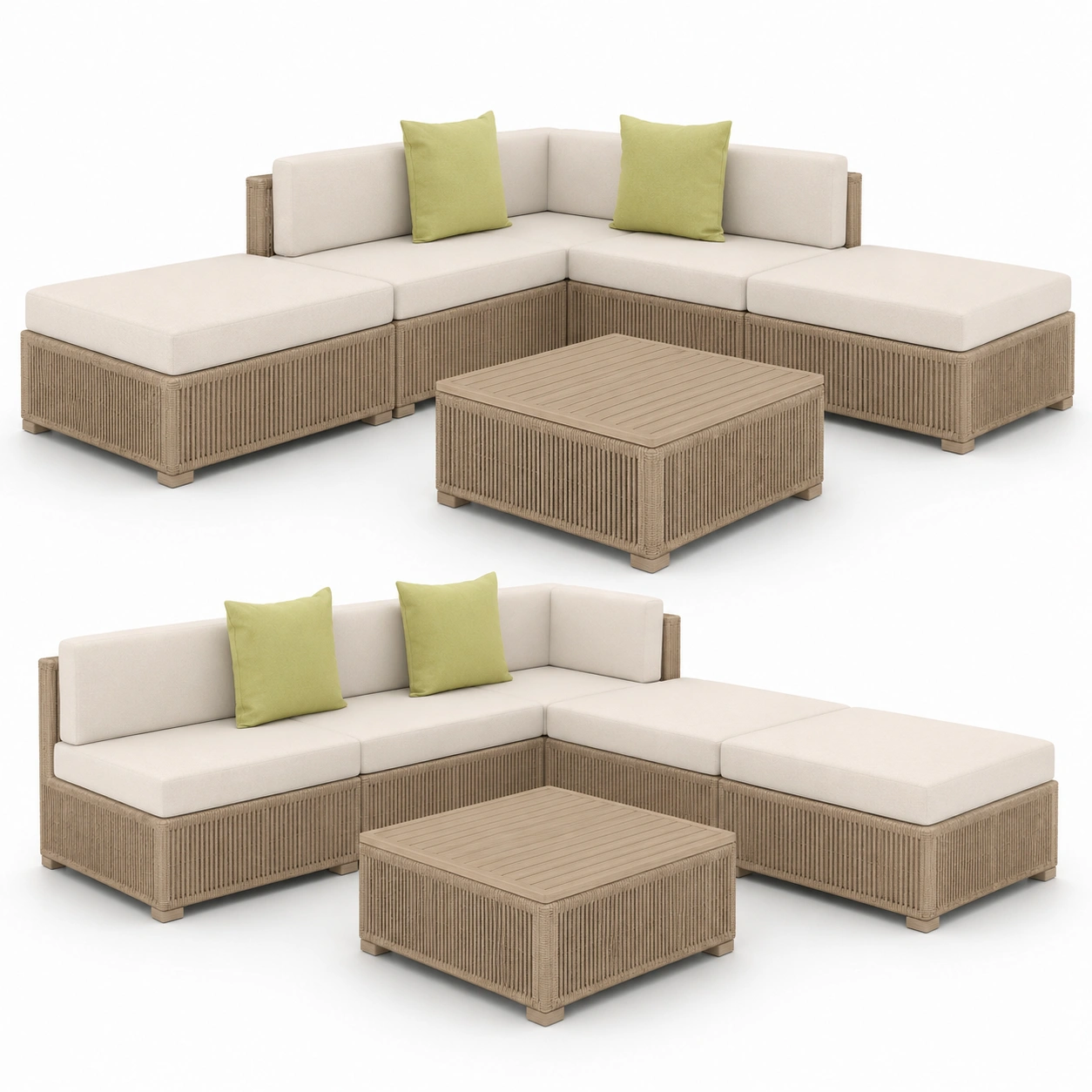 Conjunto modular de sofa para exterior-havenoranest