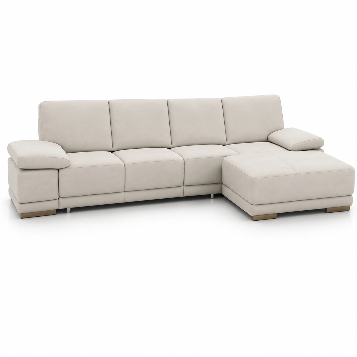 Sofa en L modular color beige-havenoranest