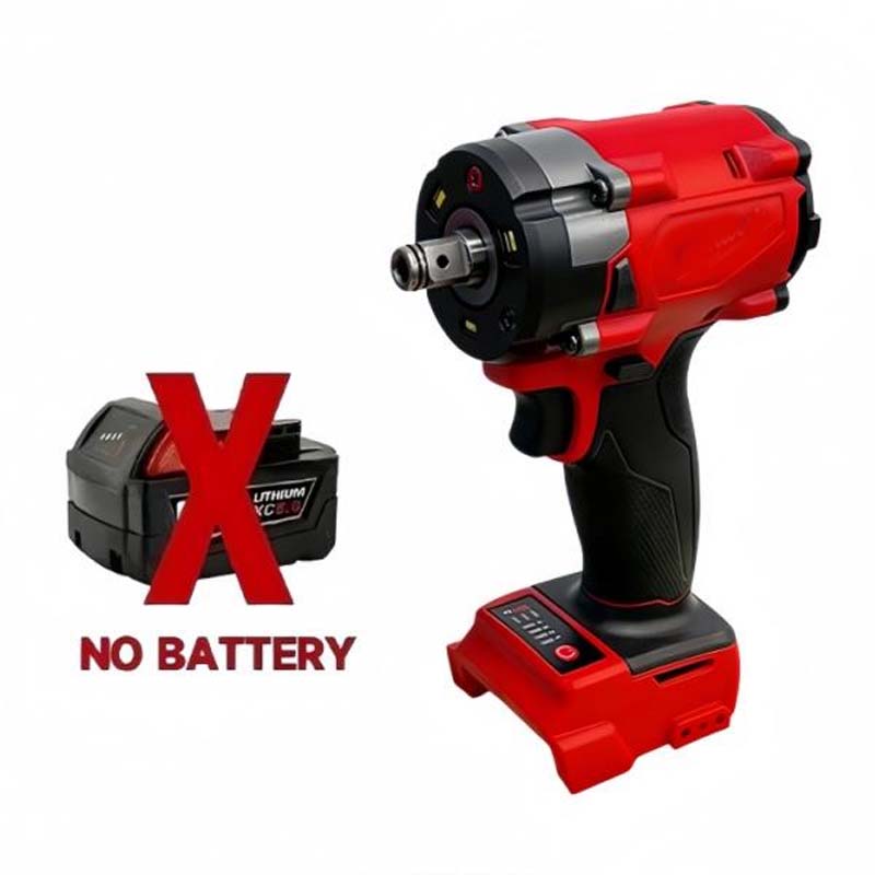 Llave de impacto inalámbrica sin escobillas, compatible con baterías M18 – Ideal para bricolaje doméstico y reparaciones ligeras