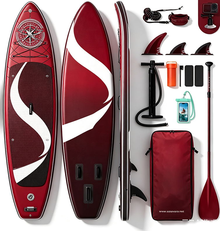 Tabla de paddle surf con todo el equipo incluido, tabla inflable para principiantes y familias, 323 x 83 x 15 cm, tabla SUP estable, capacidad de carga hasta 200 kg, cubierta de EVA antideslizante para adultos
