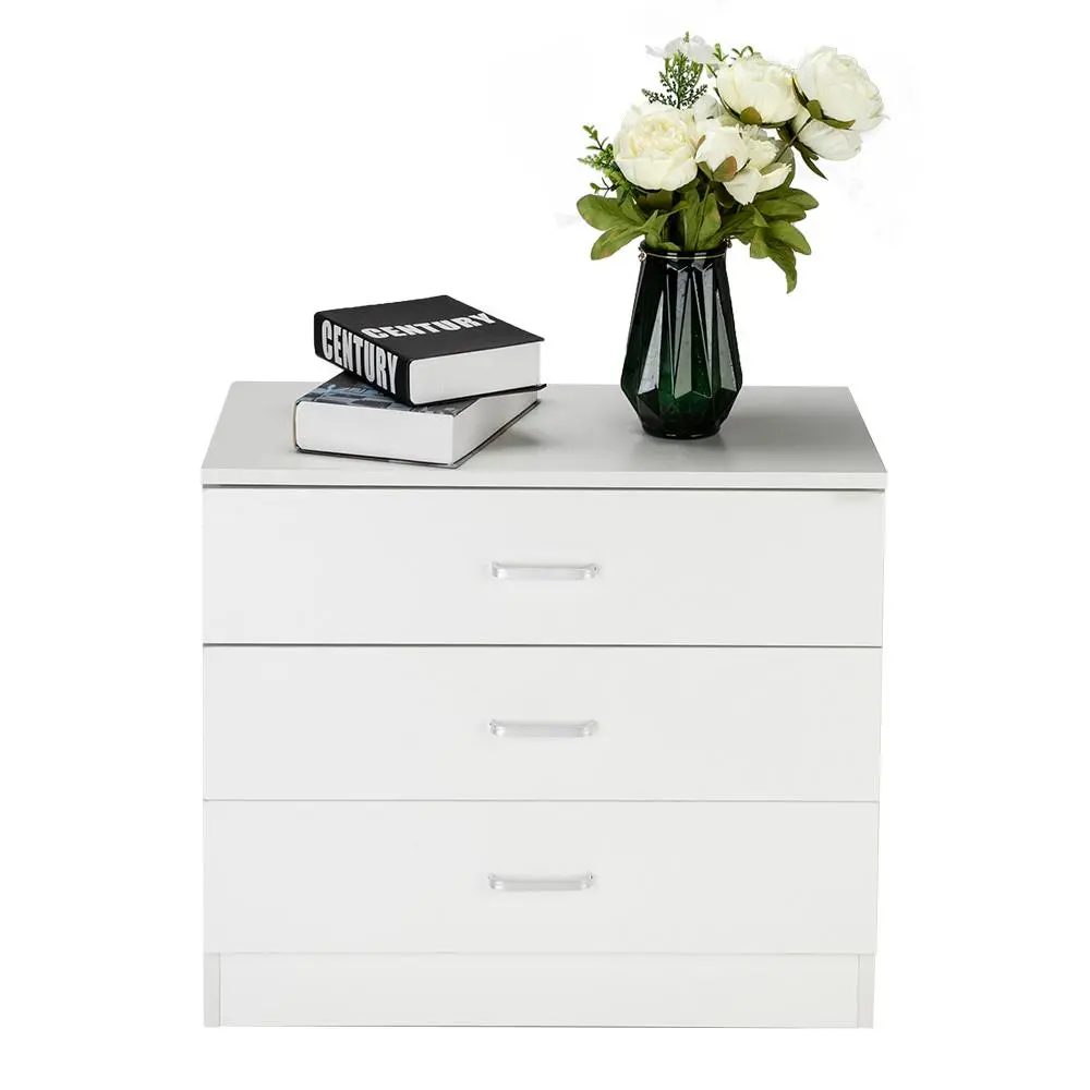 Karl Home White 4 Drawer Dresser for Bedroom and Nursery