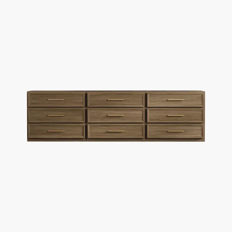 Mesita de noche extragrande o alta con 3 cajones; estilo moderno con tiradores dorados; adecuada para dormitorios, salas de estar (junto a sofás), oficinas, habitaciones compartidas y decoración del hogar.