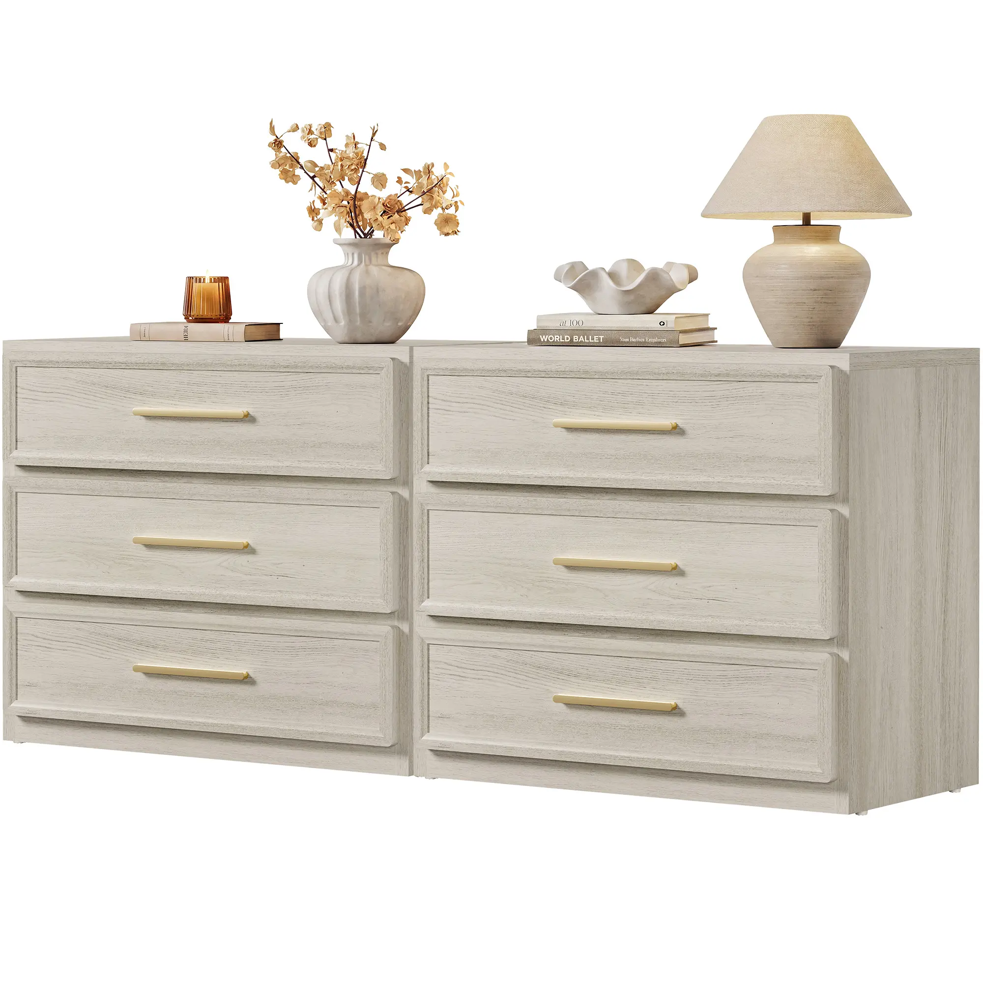 Mesita de noche extragrande o alta con 3 cajones; estilo moderno con tiradores dorados; adecuada para dormitorios, salas de estar (junto a sofás), oficinas, habitaciones compartidas y decoración del hogar.