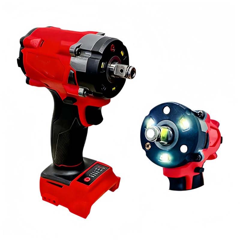 Llave de impacto inalámbrica sin escobillas, compatible con baterías M18 – Ideal para bricolaje doméstico y reparaciones ligeras