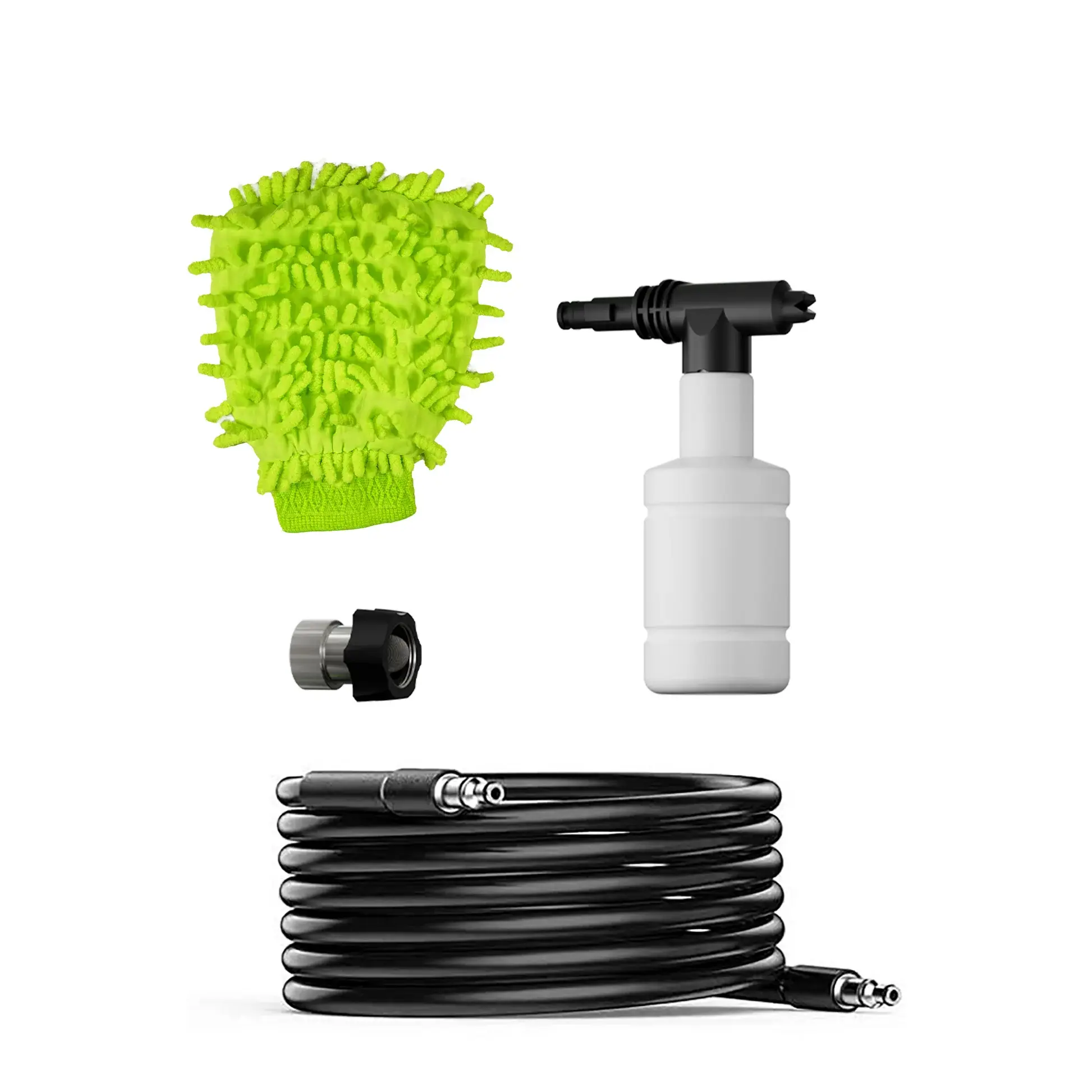 Hidrolavadora eléctrica de 2600 PSI con cañón de espuma para automóviles y exteriores