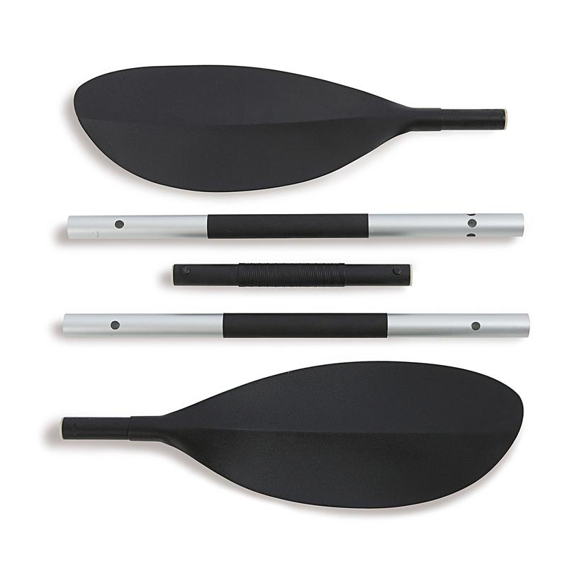 Kayak hinchable K2 con dos remos - 351 x 76 x 38 cm