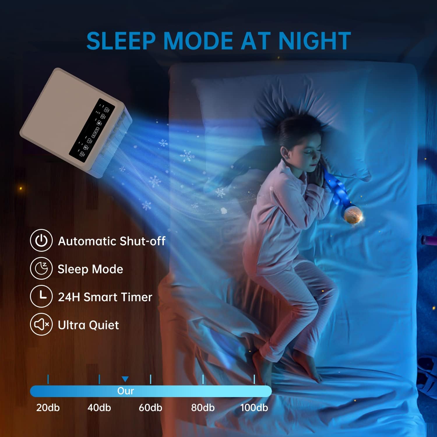 [Offre spéciale été] Climatiseur portable (convient aux surfaces jusqu'à 350 pieds carrés) avec une capacité de refroidissement et de déshumidification de 8 000 BTU ; comprend une minuterie de 24 heures, une télécommande et un kit de montage sur fenêtre.