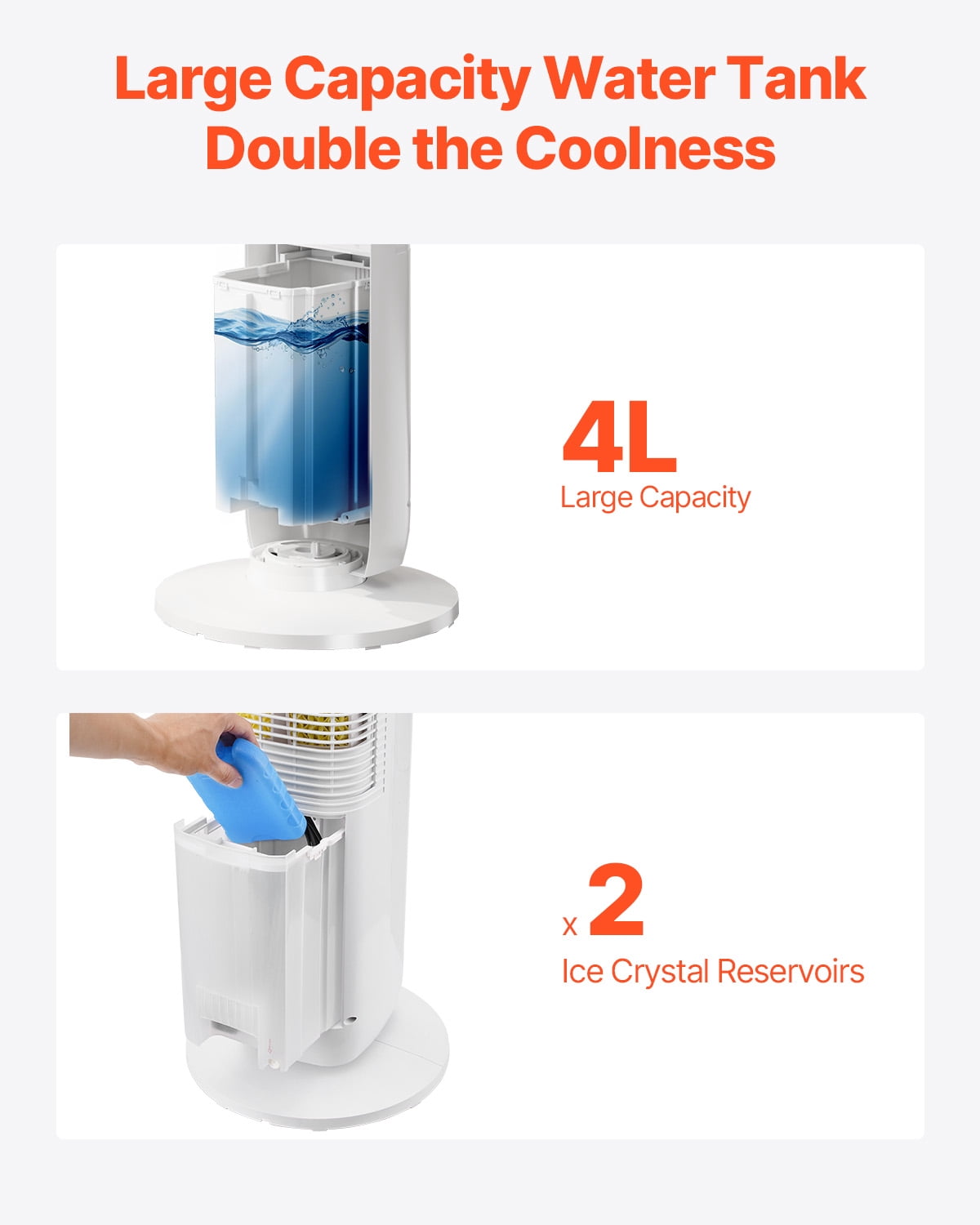 Ventilateur colonne, 7 mètres par seconde, ventilateur sur pied silencieux, oscillation à 70°, 9 vitesses de vent, 4 modes, minuterie 24 heures, ventilateur sur pied portable sans pales, avec télécommande, convient aux chambres, bureaux, maisons et autres