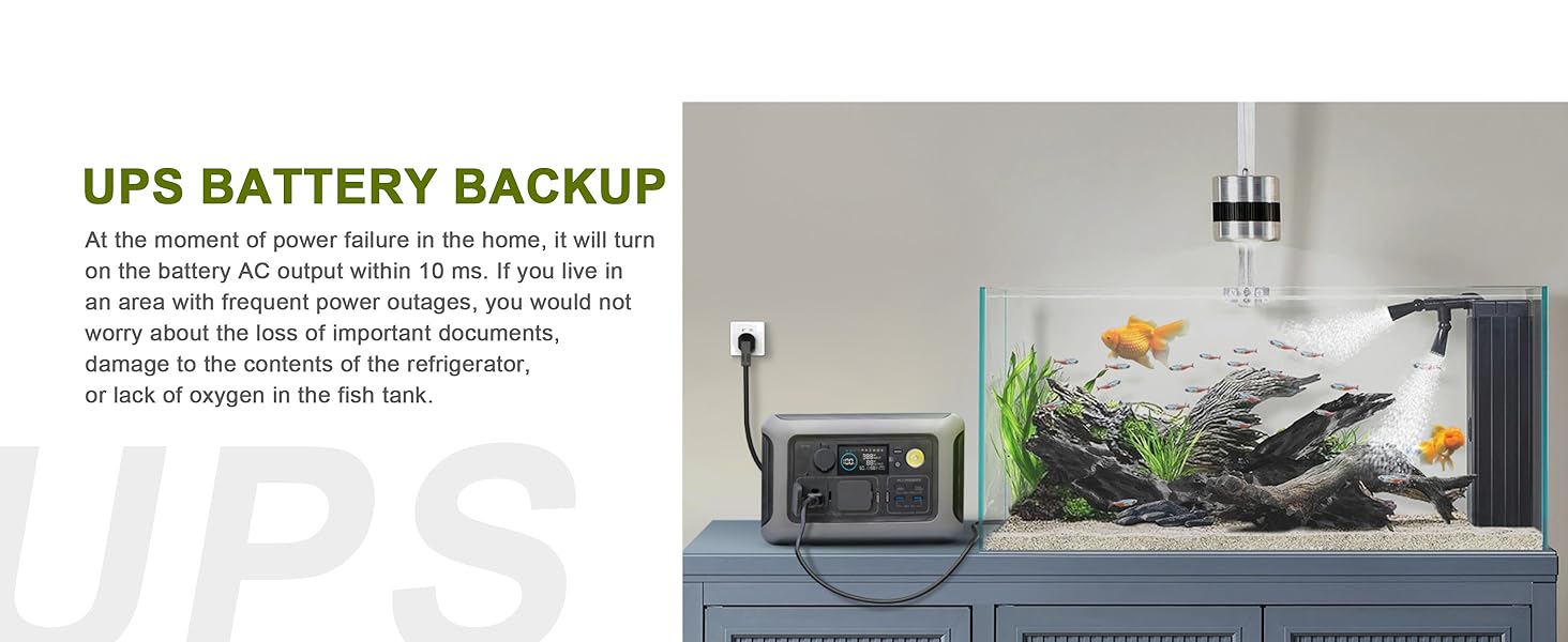 UPS battery packup