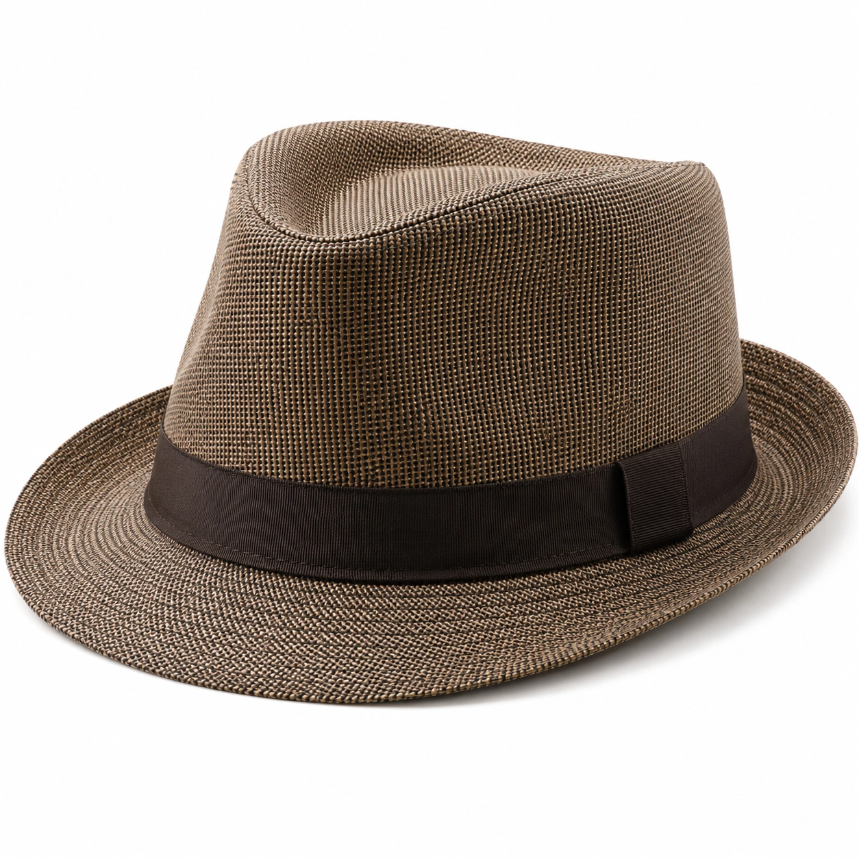 Kapelusz Fedora Granatowy z Szerokim Rondem-roomvaxis