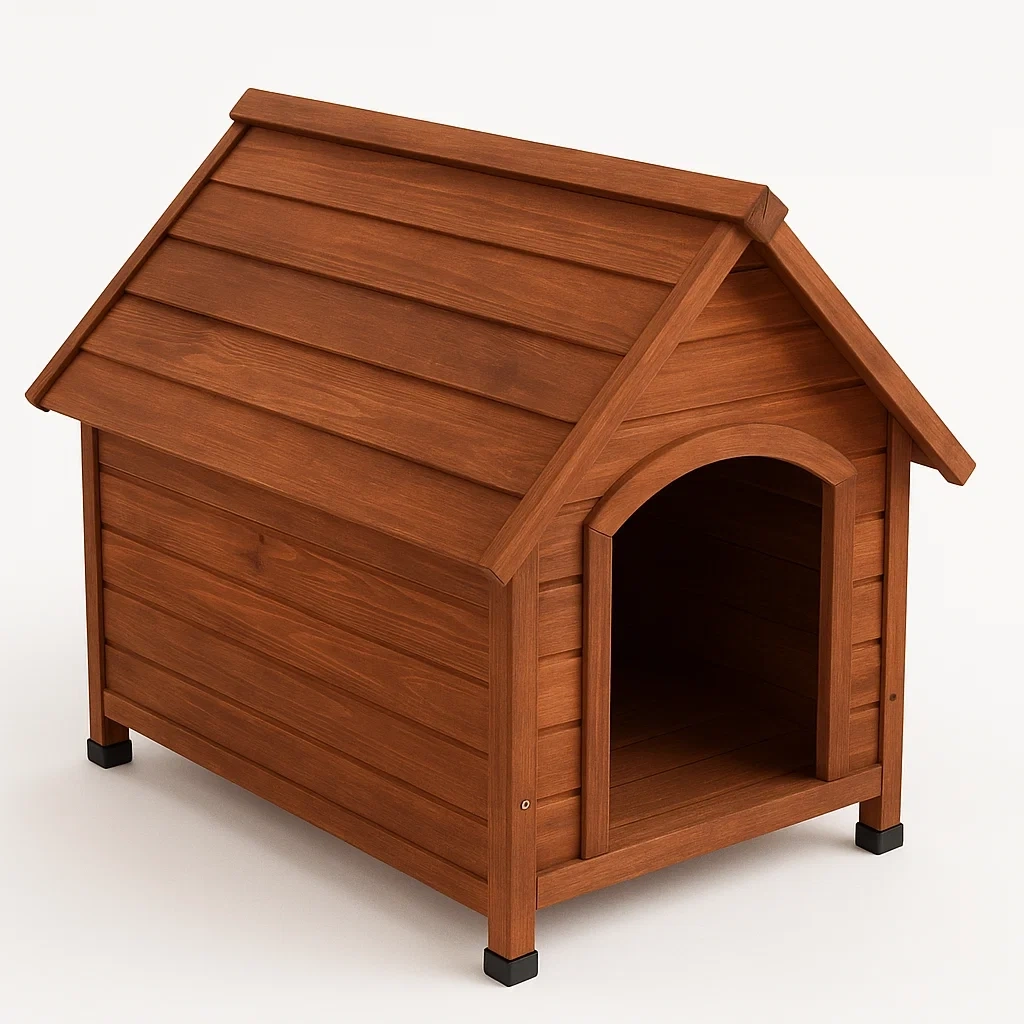 Niche pour chien en bois 80x60x70cm