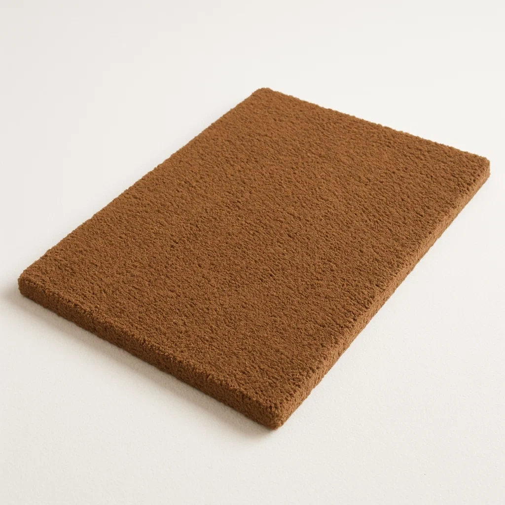 Tapis en fibre de coco brun 60x40x1.5 cm