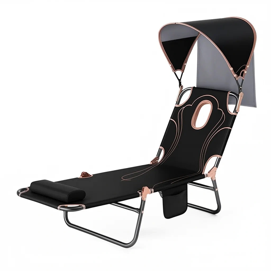 Chaise de jardin,Transat de plage-DECORVIRO