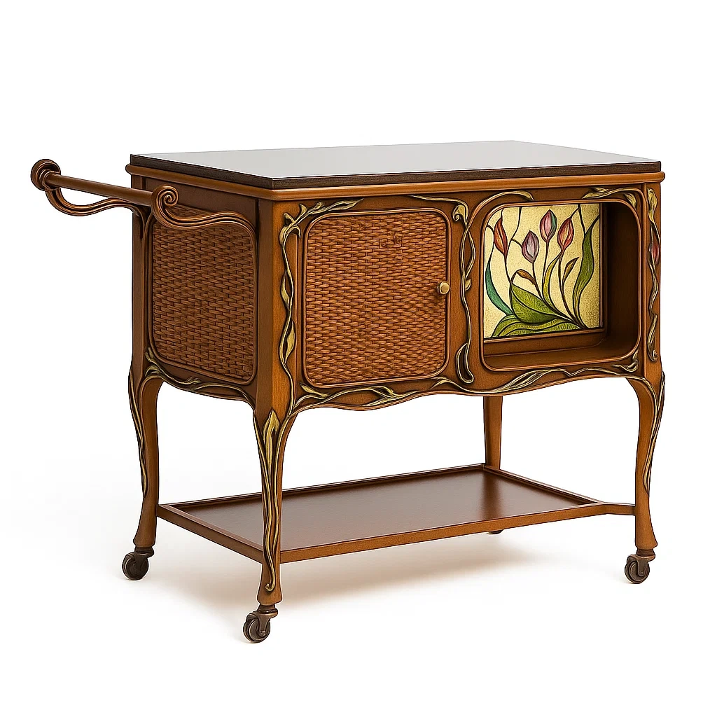 Ensemble bar de jardin,Chariot de service-DECORVIRO