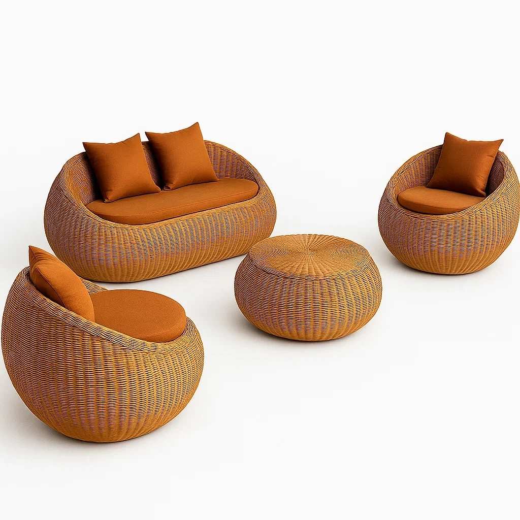 Ensembles de mobilier de terrasse,Ensembles de salon dexterieur-FURNITARO