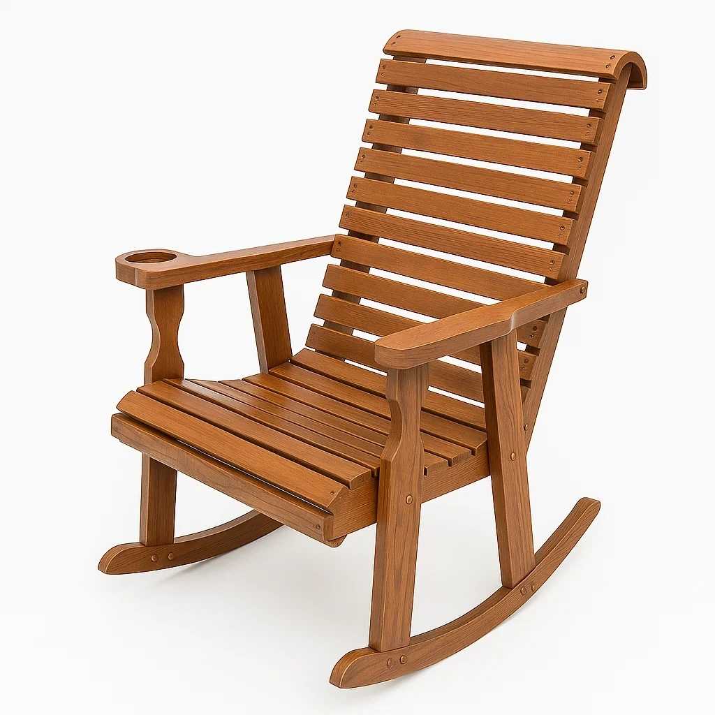Chaises dexterieur,Chaises a bascule de jardin-FURNITARO