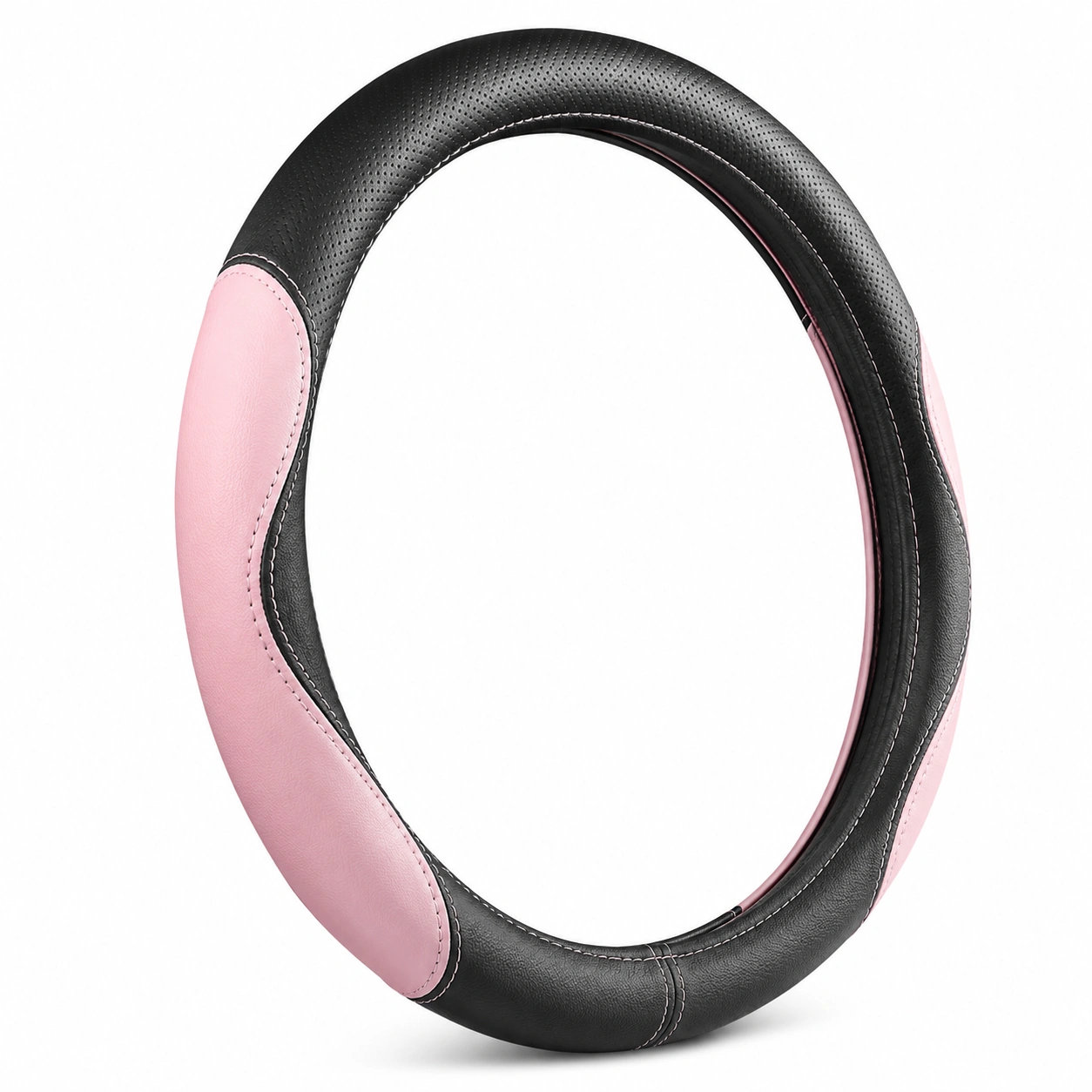 Coprivolante Auto Nero e Rosa 37-38 cm-HOMEOLORA