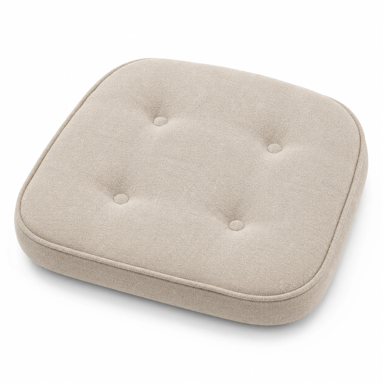 Cuscino Ergonomico per Sedia 40x40 cm Beige-HOMEOLORA