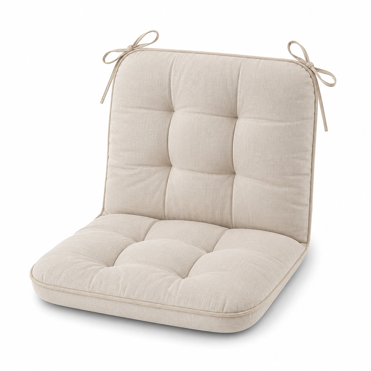 Cuscino con Schienale Imbottito Beige 40x40 cm-klemv orik