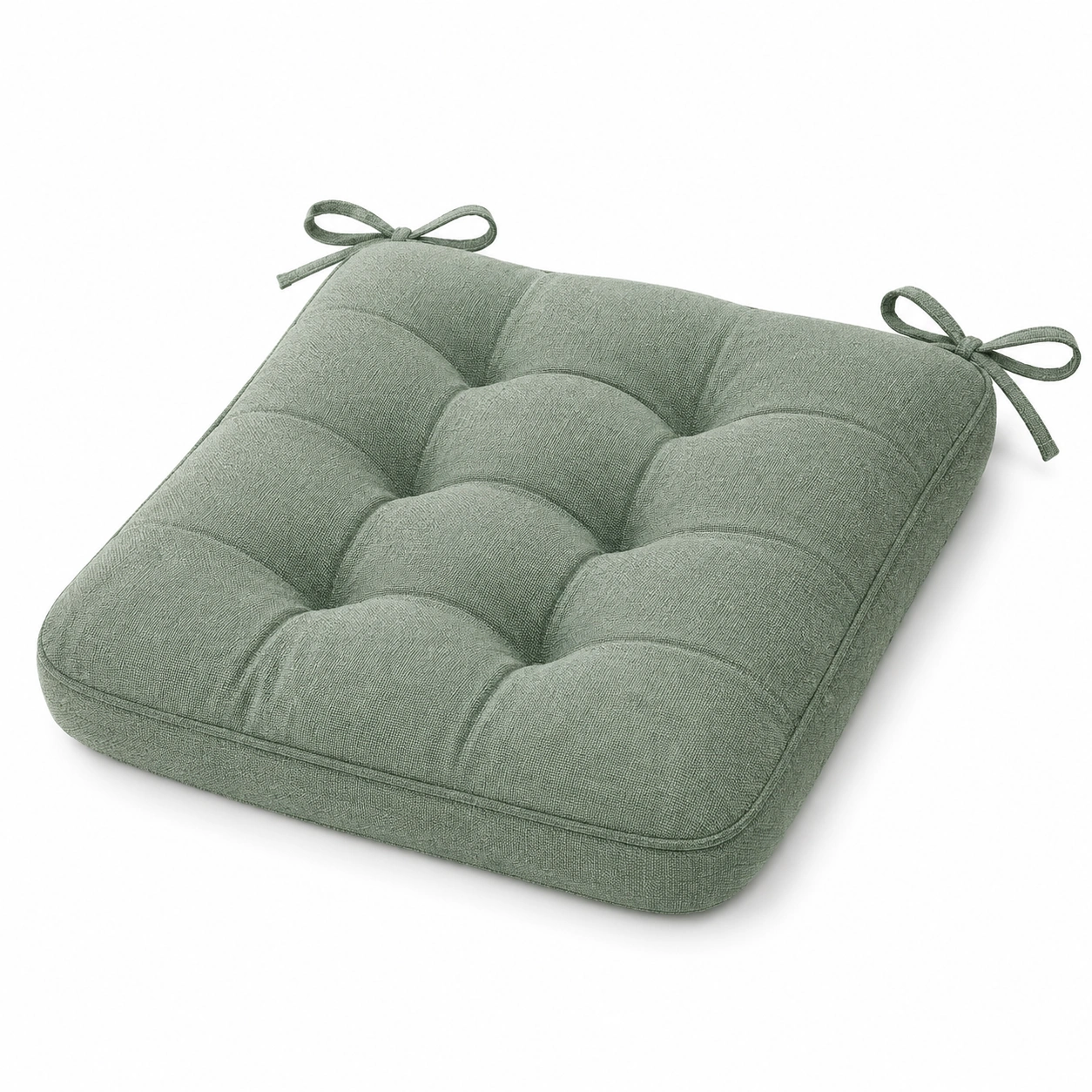Cuscino per Sedia 40x40 Verde Salvia Imbottito-klemv orik