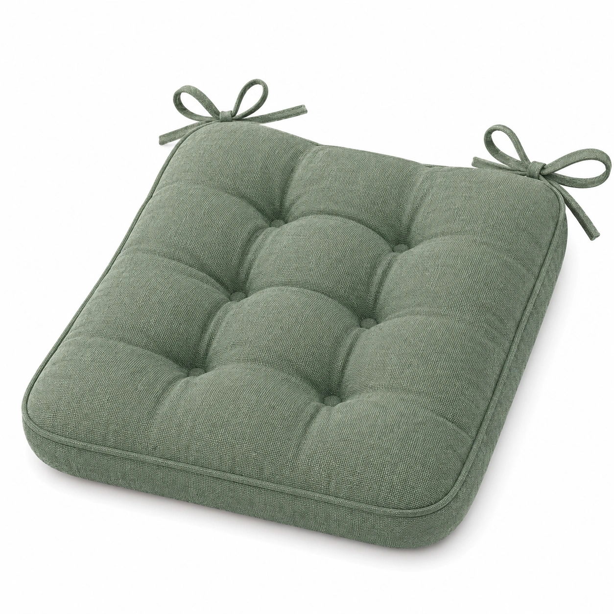Cuscino per sedia imbottito 40x40 cm - Verde-klemv orik