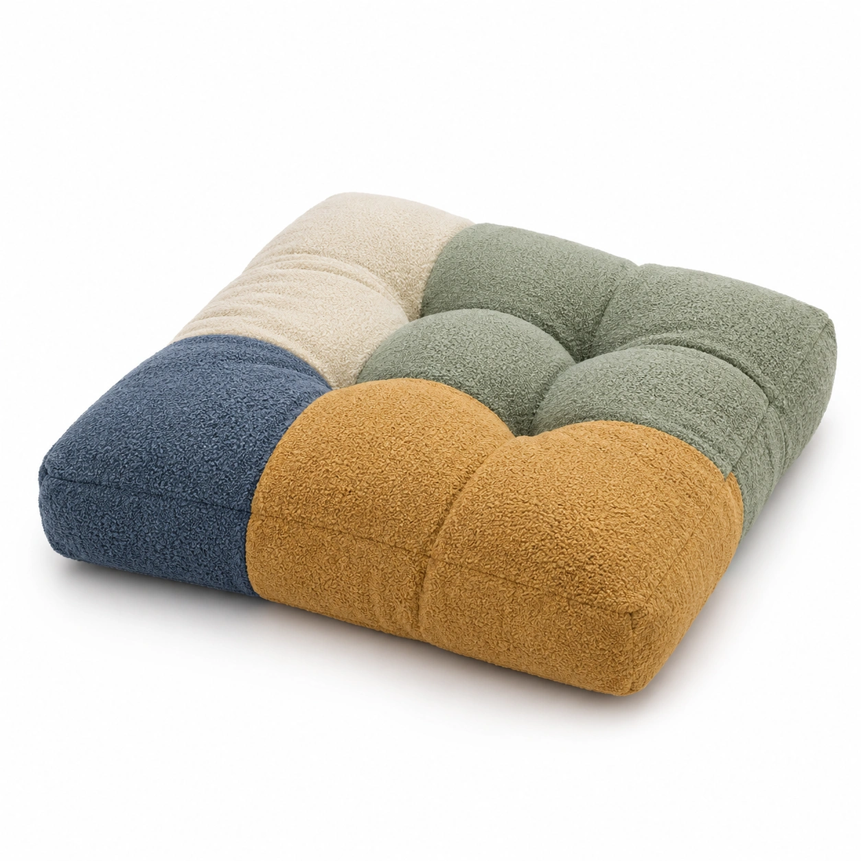 Cuscino Quadrato Patchwork Multicolore 45x45cm-klemv orik