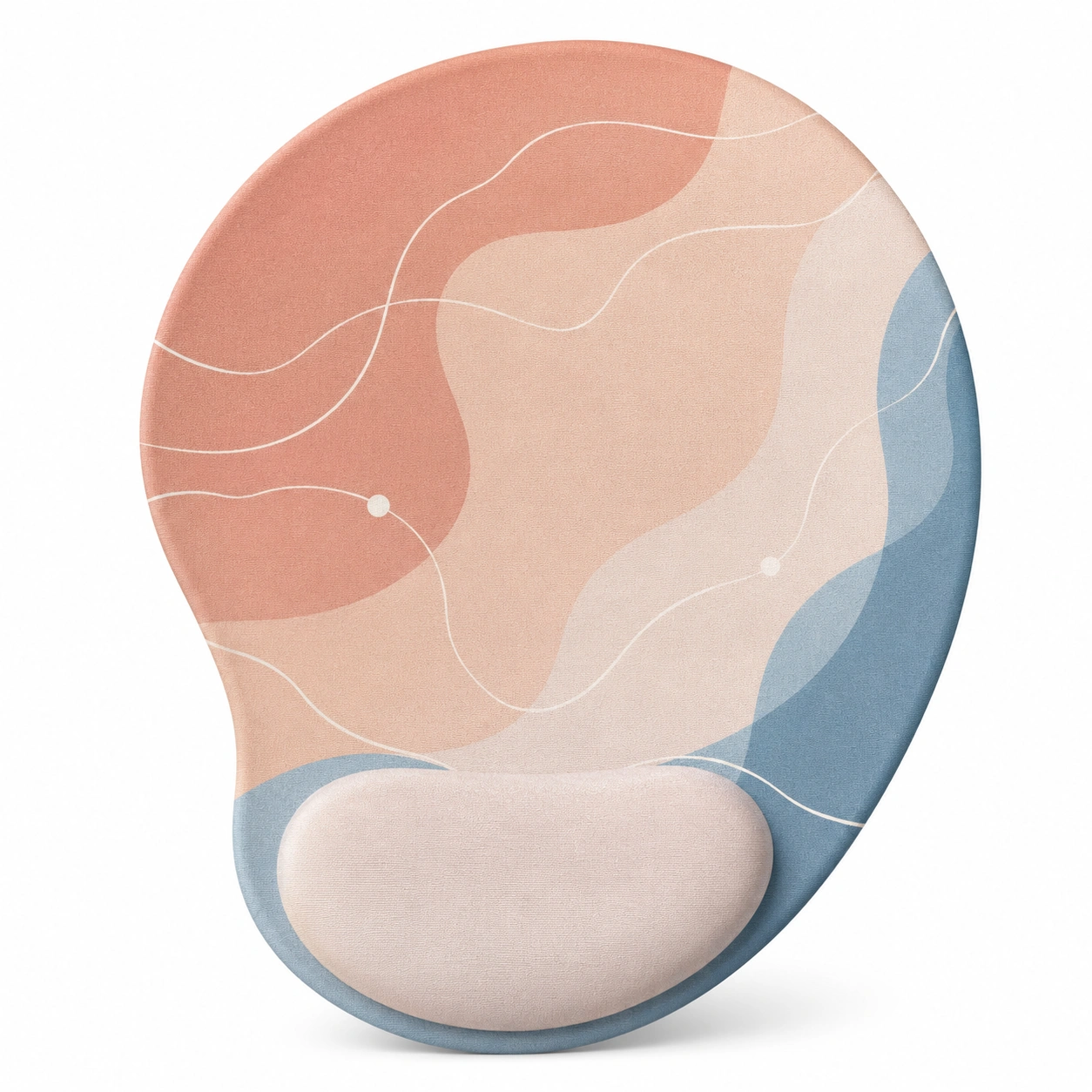 Tappetino per Mouse Ergonomico con Design Astratto Multicolore-klemv orik