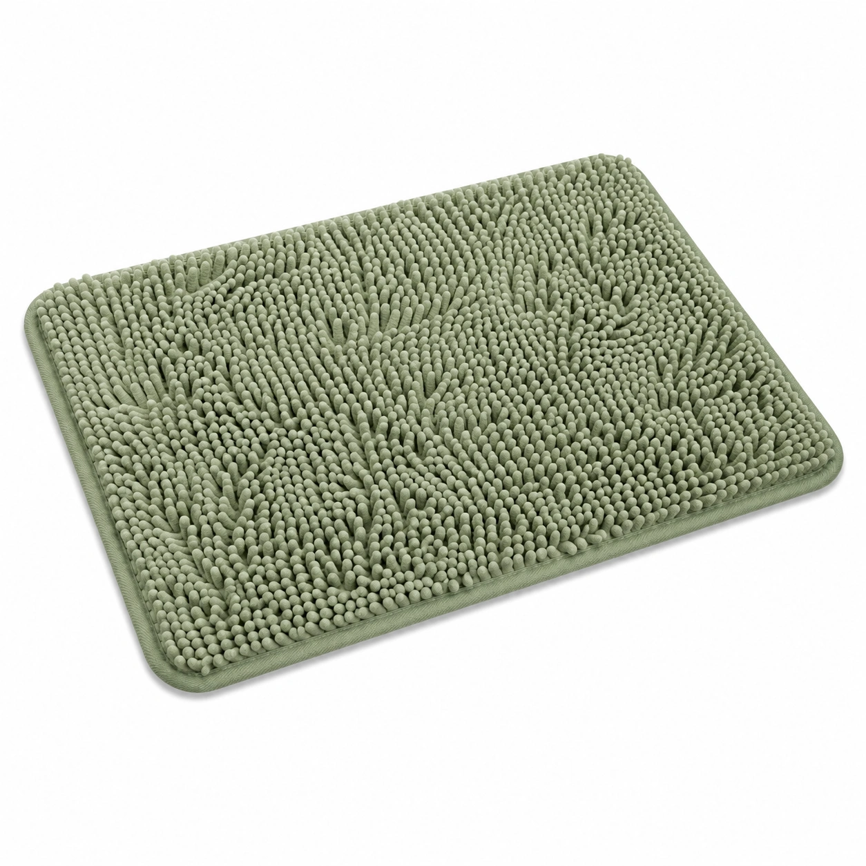 Tappeto da bagno antiscivolo verde 50x80cm ad alta assorbenza-klemv orik