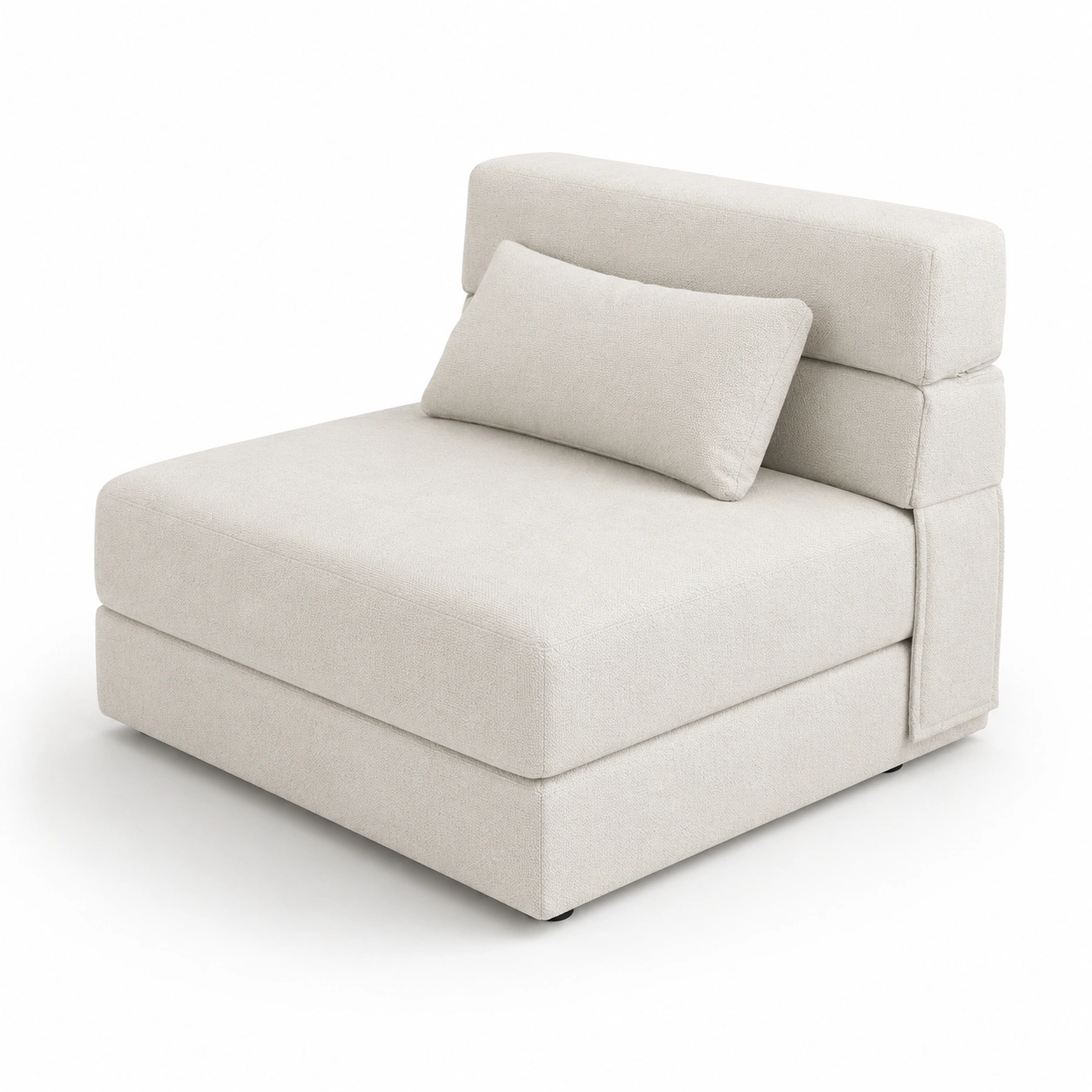 Modulo individual para sofa color marfil-OakVistaFurniture