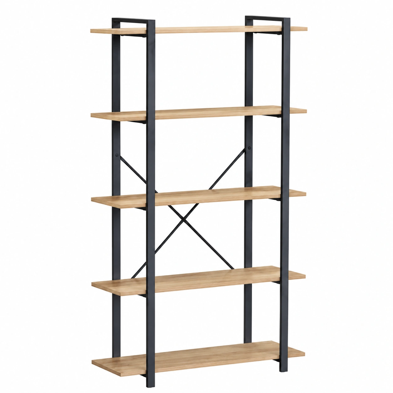Étagère Moderne Marron 80 cm en Panneaux de Particules-Elmnord
