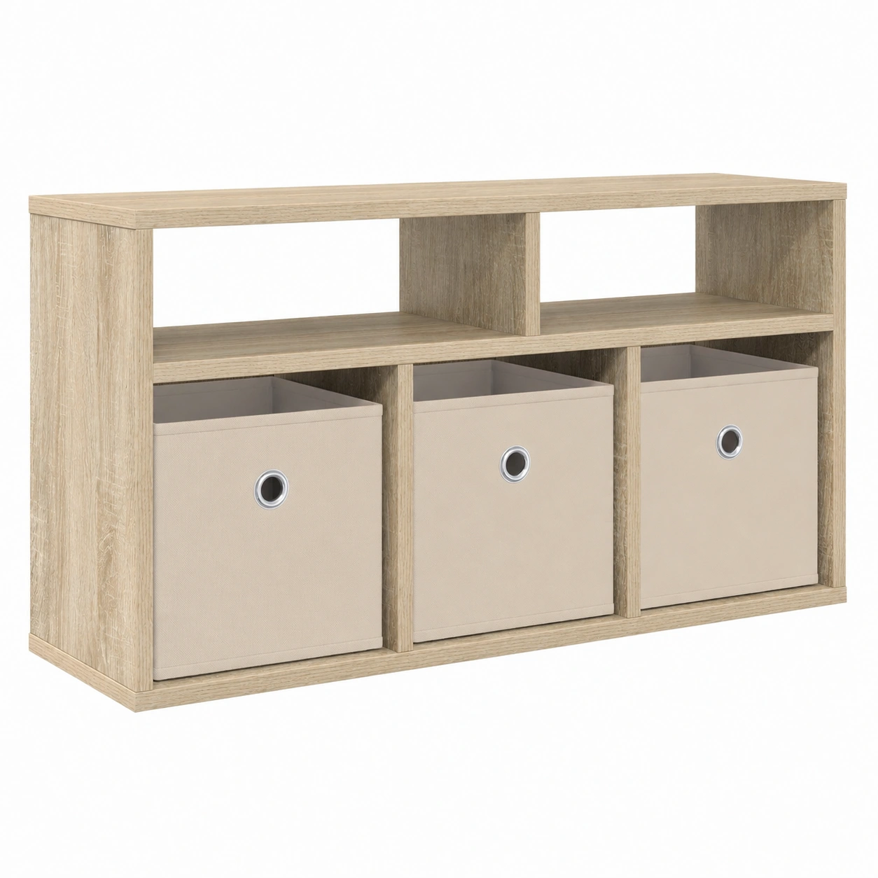 Meuble TV avec tiroir chêne sonoma, 72 x 22,5 x 38 cm, rangement spacieux-Elmnord