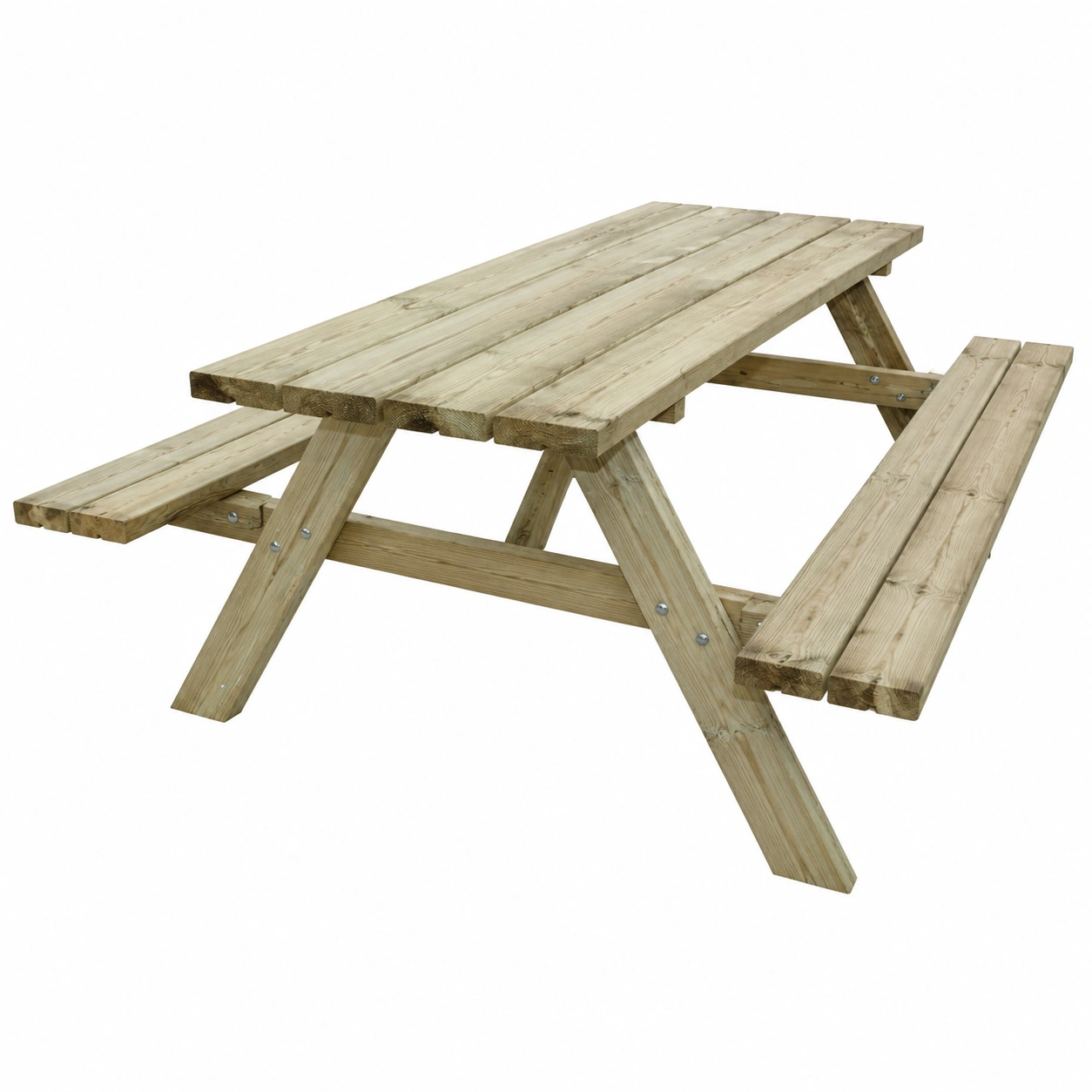 Table de pique-nique avec bancs rabattables pour 6 personnes-Elmnord