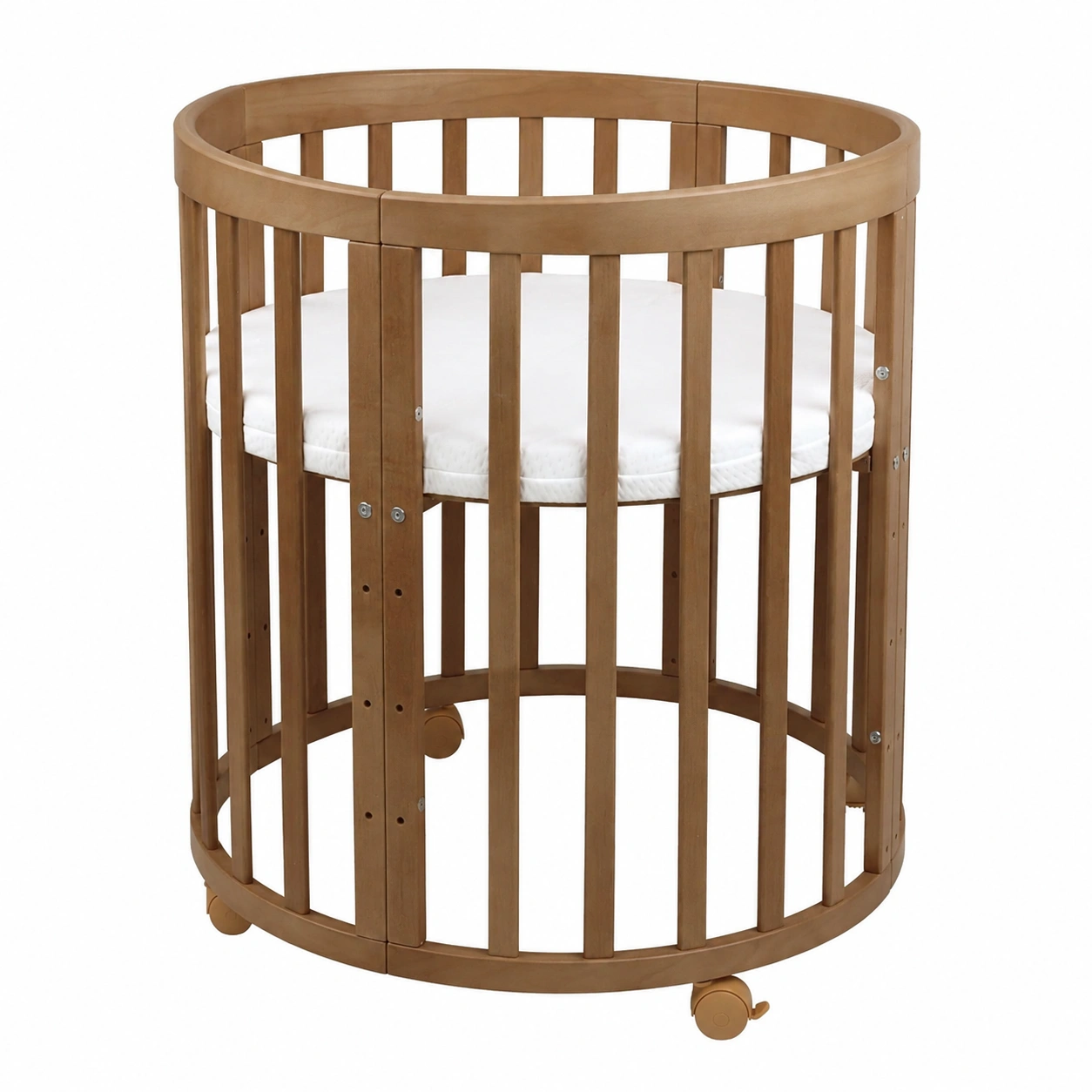 Lit de Bébé Évolutif avec Matelas et Commode-Elmnord