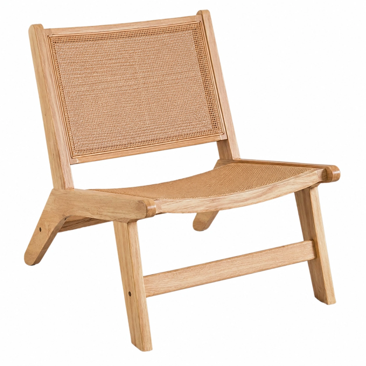 Fauteuil Contemporain en Tissu Marron 64 x 75 x 71 cm-Elmnord
