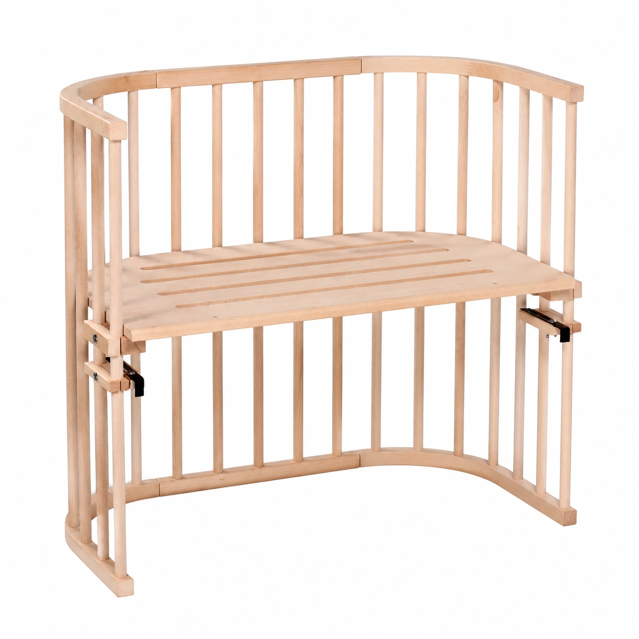 Lit cododo en bois massif pour bébé, hauteur réglable-Elmnord