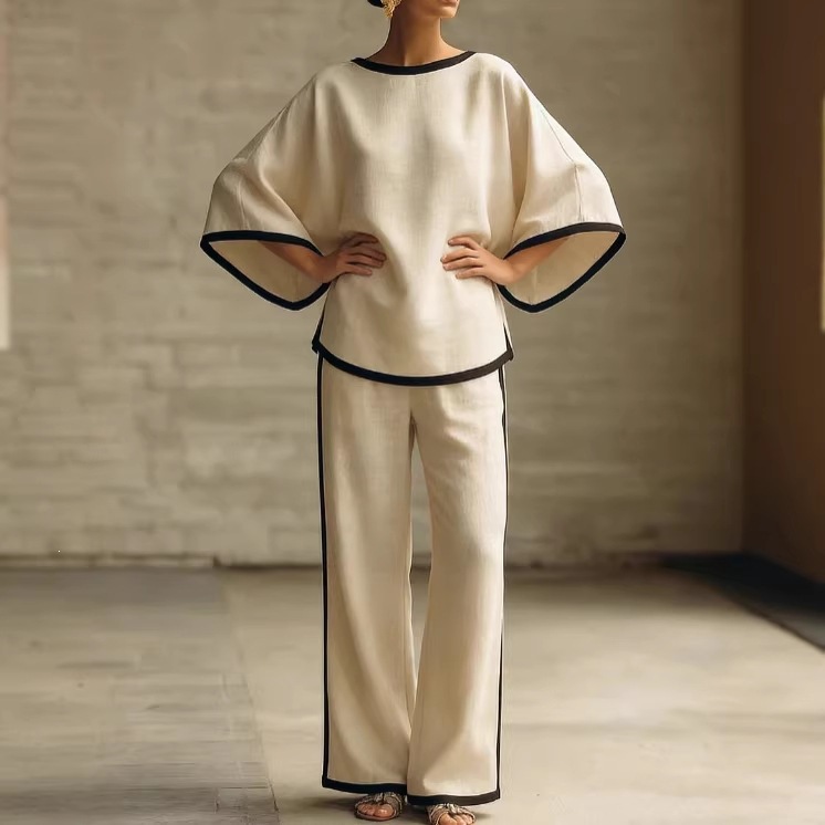 Modern Zen Tunic & Wide-Leg Pair