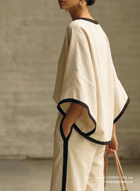 Modern Zen Tunic & Wide-Leg Pair