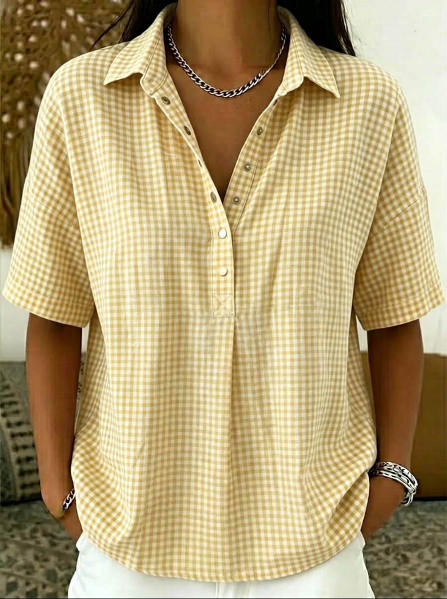 Today 49% off🔥Women’s Casual Henley-style Blouse