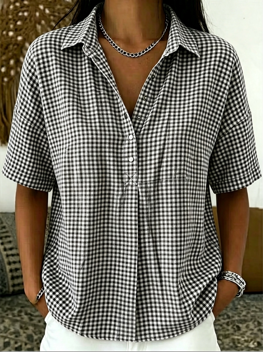 Today 49% off🔥Women’s Casual Henley-style Blouse