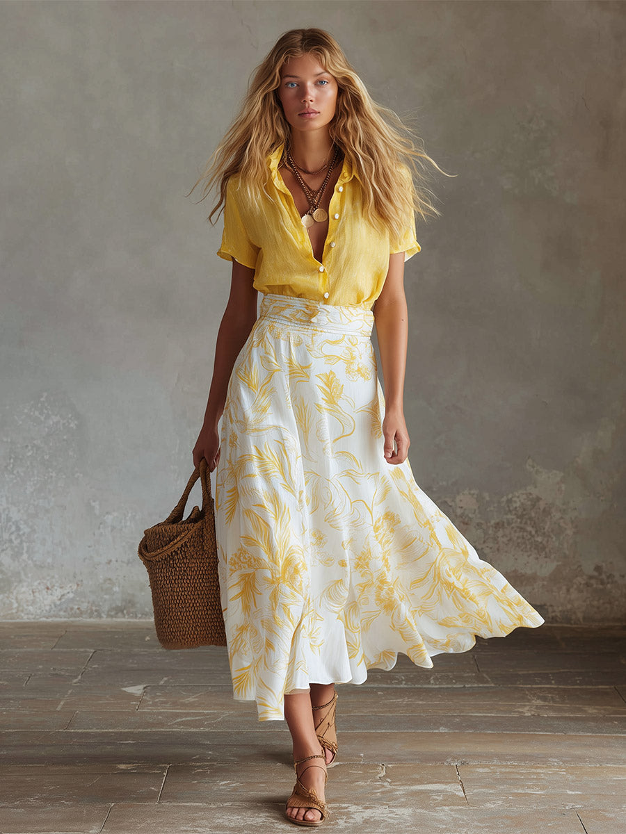 Sommerliches 2-teiliges Set – Leicht, feminin & mühelos elegant
