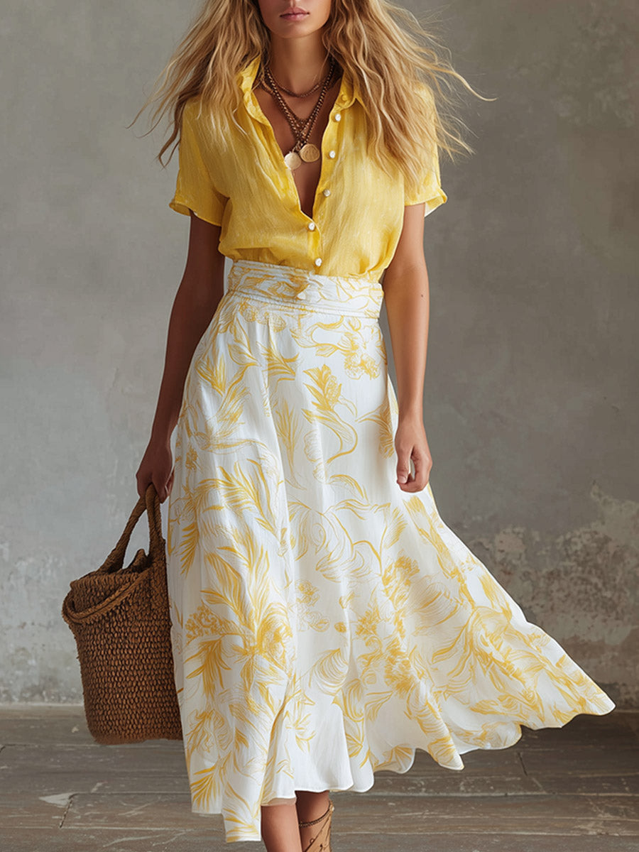 Sommerliches 2-teiliges Set – Leicht, feminin & mühelos elegant