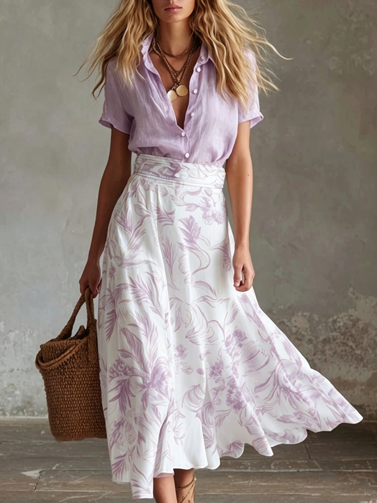 Sommerliches 2-teiliges Set – Leicht, feminin & mühelos elegant