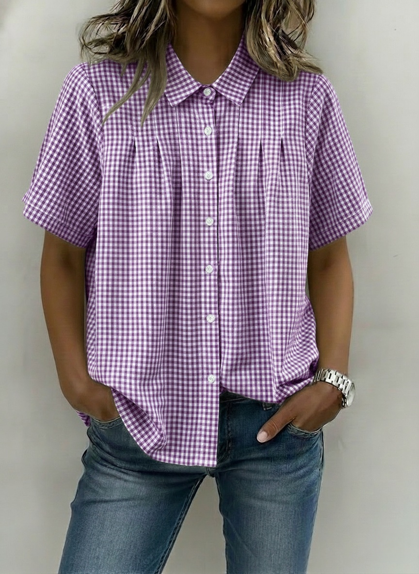 New Arrivals🔥Women’s Casual Gingham Checkered Shirt