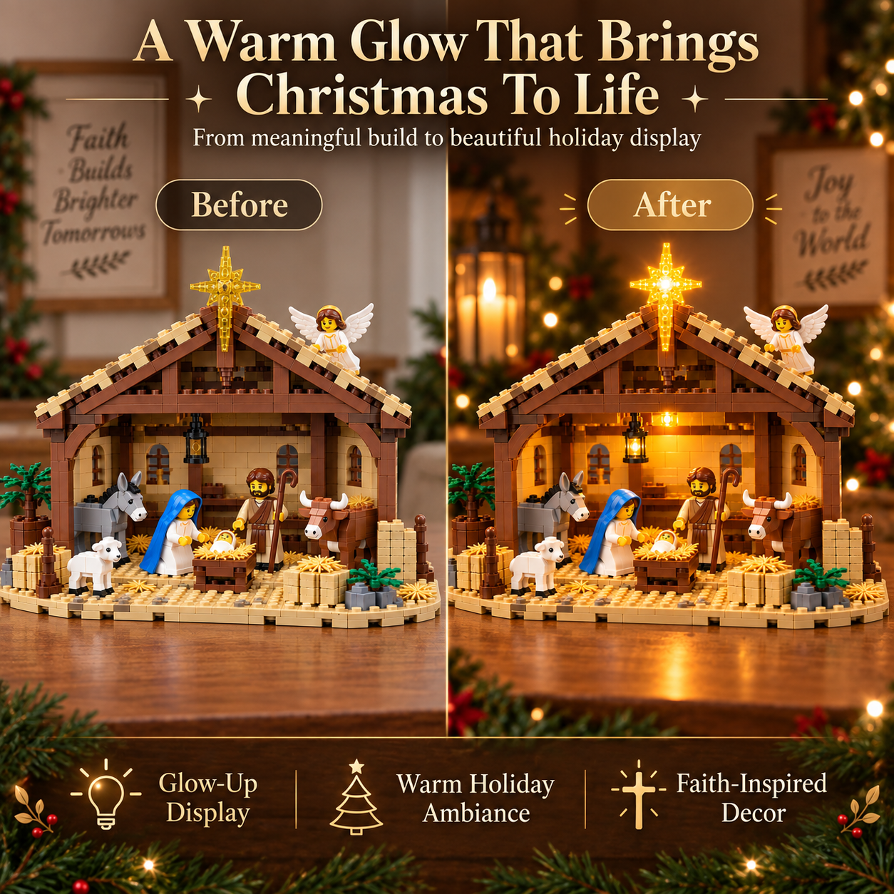 🔥Last Day 49% OFF🔥🌟The Nativity Story Building Block Set