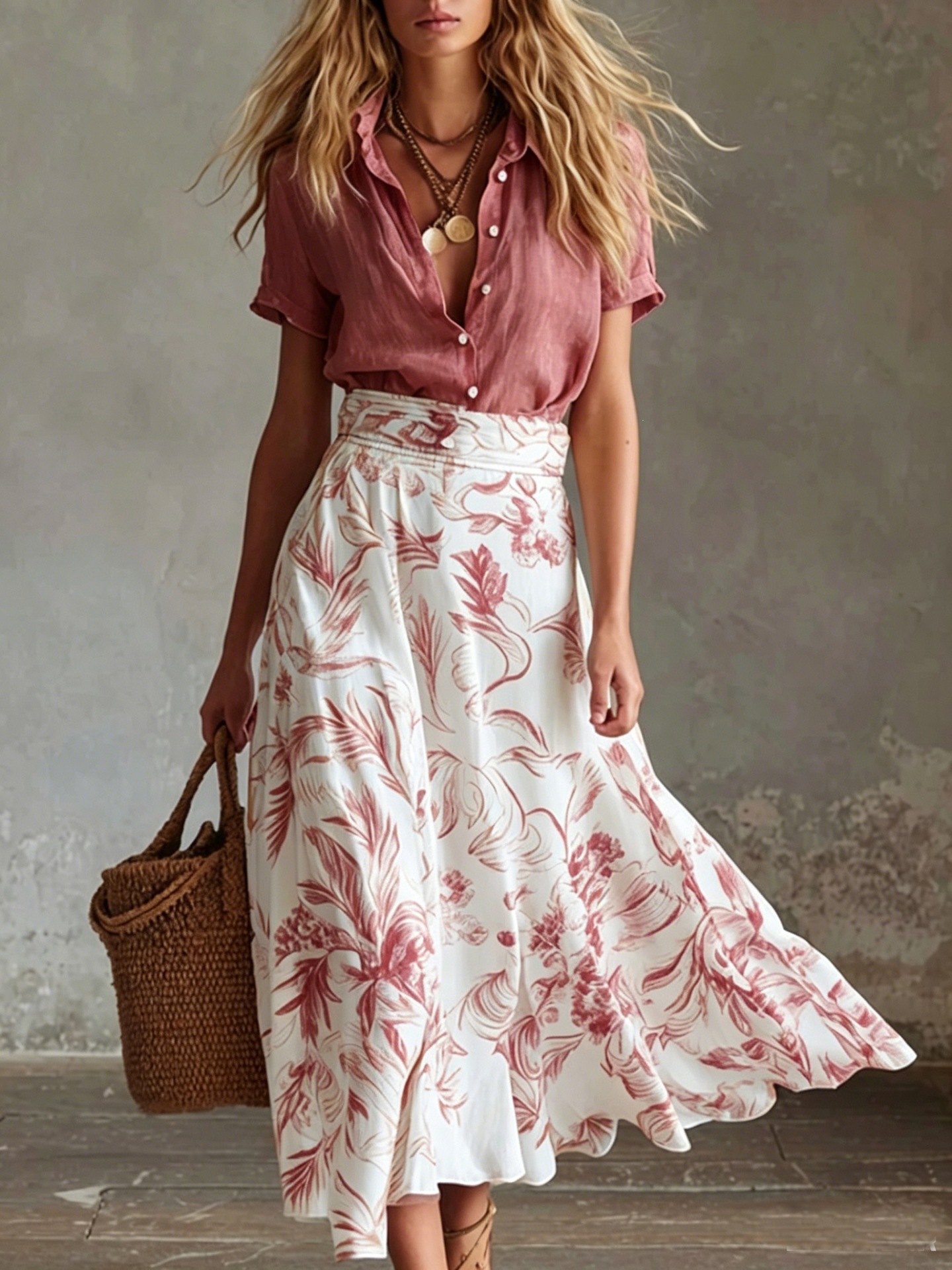 Sommerliches 2-teiliges Set – Leicht, feminin & mühelos elegant