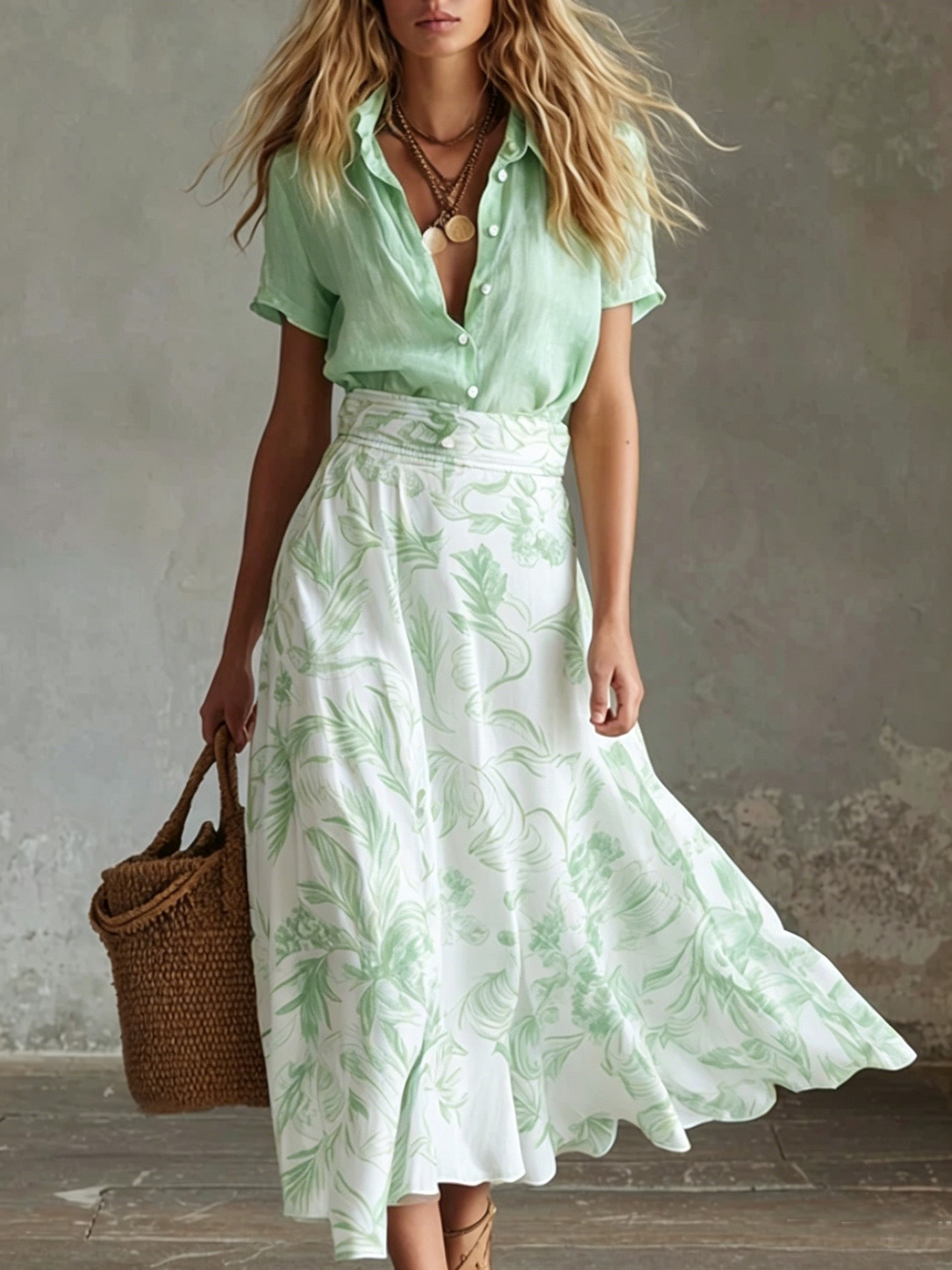 Sommerliches 2-teiliges Set – Leicht, feminin & mühelos elegant